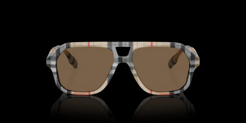 BURBERRY 0jb4340 50 Vintage Check /d Brown Kids Accessories