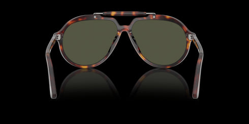 PERSOL 0po0202s 57 Havana W/ Green Accessories