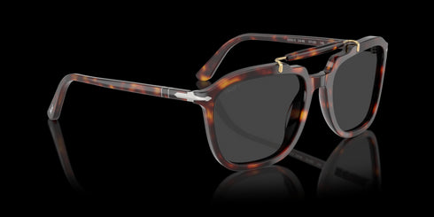 PERSOL 0po0203s 55 Havana W/ Polar Bl Accessories