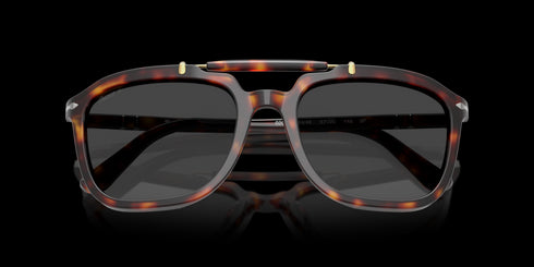 PERSOL 0po0203s 55 Havana W/ Polar Bl Accessories