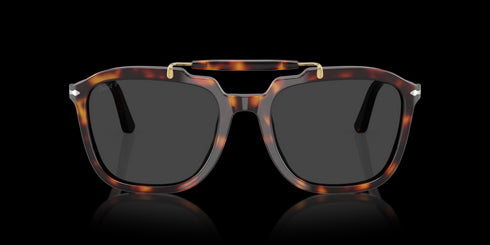 PERSOL 0po0203s 55 Havana W/ Polar Bl Accessories