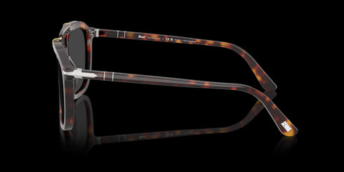 PERSOL 0po0203s 55 Havana W/ Polar Bl Accessories