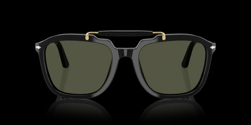 PERSOL 0po0203s 57 Black W/ Green Accessories