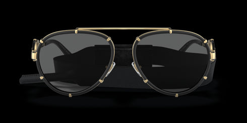 VERSACE 0ve2232 61 Black / W Dark Grey Accessories