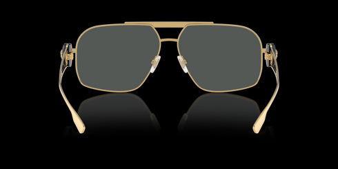 VERSACE 62 Gold W/ Dark Grey Accessories