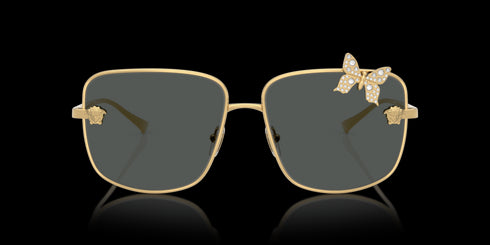 VERSACE 0ve2282 Gold W/ Dark Grey Accessories