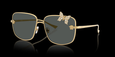 VERSACE 0ve2282 Gold W/ Dark Grey Accessories