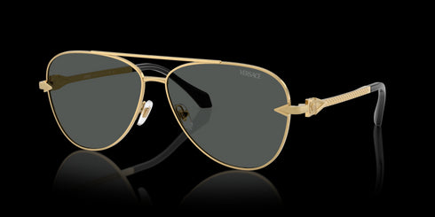 VERSACE 0ve2283 61 Gold W/dark Grey Accessories
