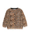 BAPE Wild Leopard Pattern Shaggy Cardigan Mens Apparel