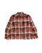 BAPE Bleached Bape Check Zip Shirt Mens Apparel