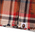 BAPE Bleached Bape Check Zip Shirt Mens Apparel