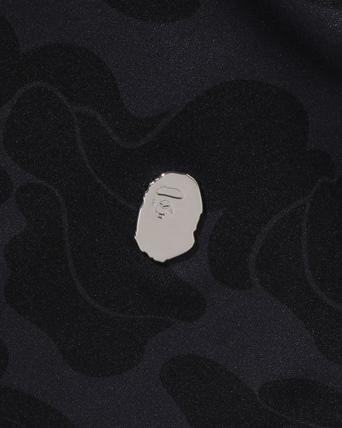 BAPE Solid Camo Relaxed Fit Shark ZipUp Hoodie Mens Apparel