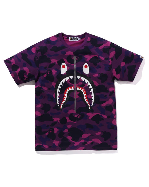 BAPE Color Camo Shark Tee Mens Apparel