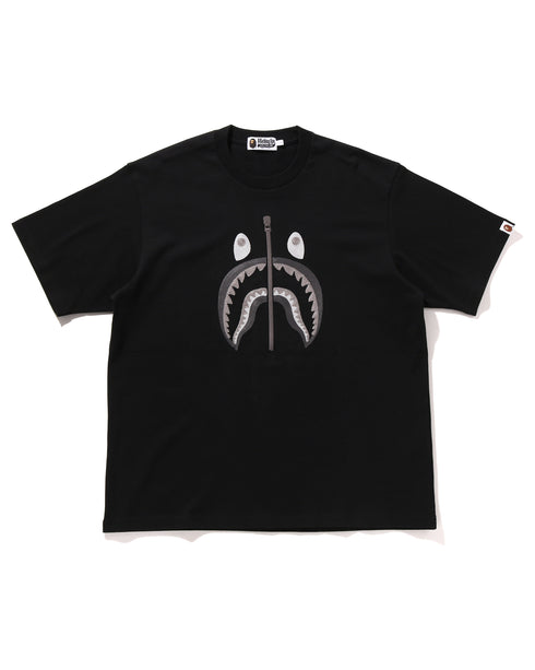 BAPE Chain Stitch Shark Relax Tee Mens Apparel