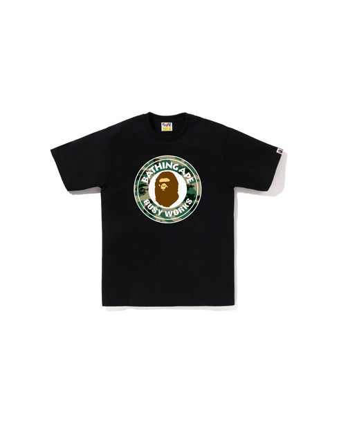 BAPE Woodland Camo Busy Works Tee Mens Apparel