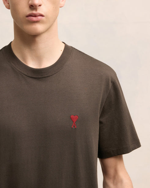 AMI PARIS Red Ami De Coeur Tee Unisex Apparel