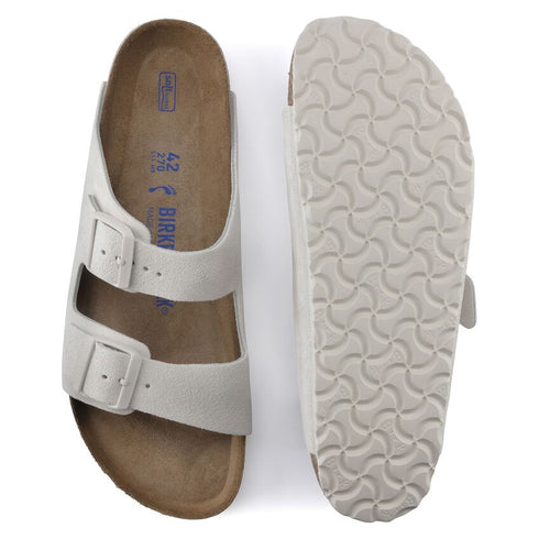 BIRKENSTOCK Arizona Sfb Ant Wht Unisex Slides