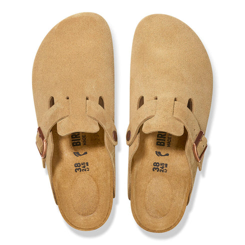 BIRKENSTOCK Boston Latte Cream Unisex Slippers