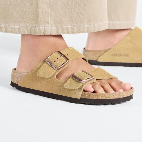 BIRKENSTOCK Arizona Latte Cream Sd N Unisex Slides