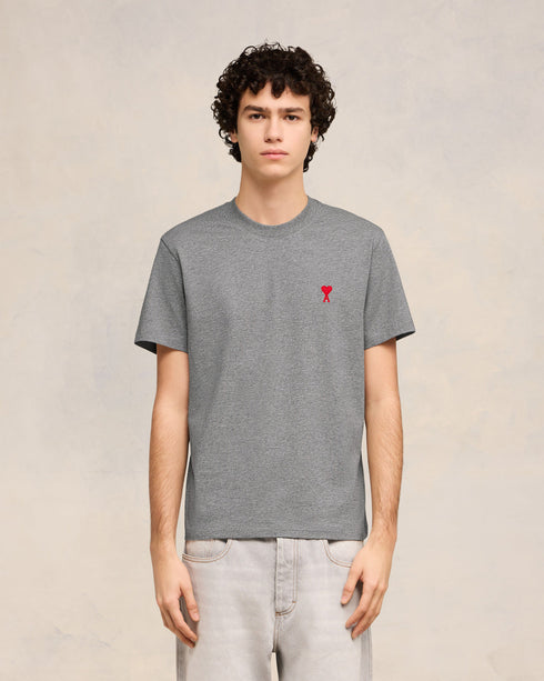 AMI PARIS Small Red Ami De Coeur Tee Unisex Apparel
