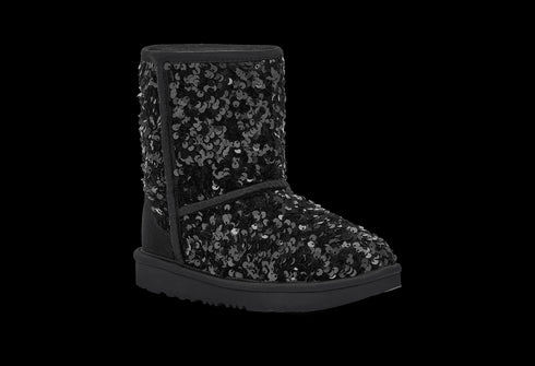UGG Classic Short Chunky Sequin Kids Boots
