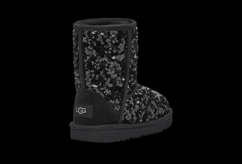 UGG Classic Short Chunky Sequin Kids Boots