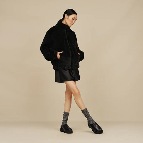 Tash Faux Fur Jacket Womens Apparel