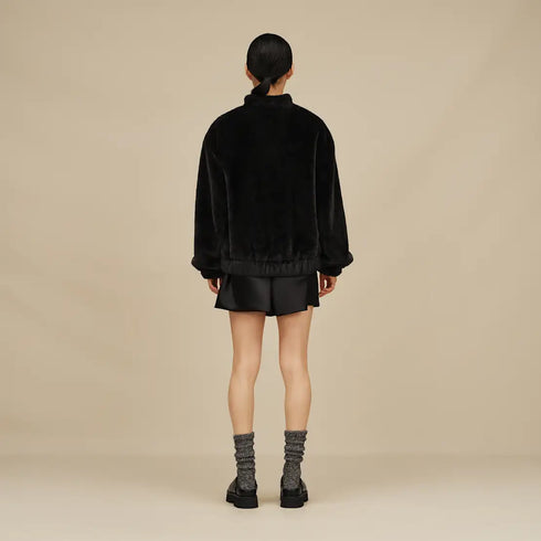 Tash Faux Fur Jacket Womens Apparel
