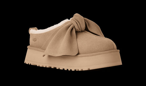 UGG Platform Slip-on Bow Womens Boots