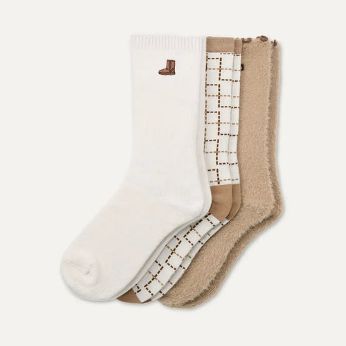 UGG Classic Crew 3 Pack Womens Accessories