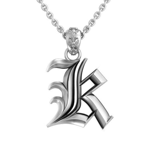 AG ROCK Initial Pendant