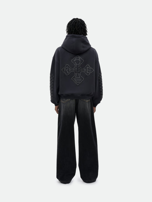 RHUDE Cross Logo Hoodie Mens Apparel