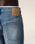 AMI PARIS Blue Cotton Large Fit Jeans Mens Apparel