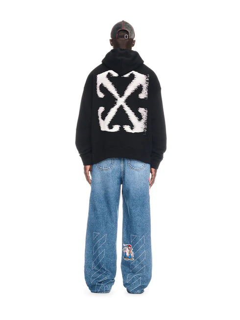 Off-White Black Vanish Arrow Over Hoodie Men’s Apparel