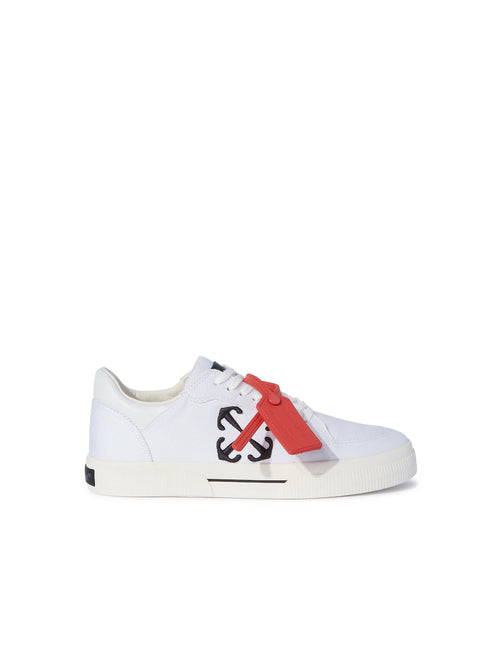 Off-White Canvas Vulcanized Men’s Sneakers