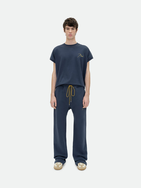 RHUDE Classique Cutoff Sleeve Top Mens Apparel