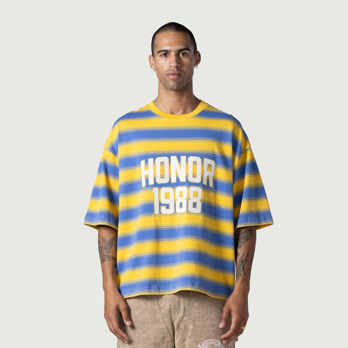 HONOR THE GIFT C-fall 1988 Box Strip Tee Mens Apparel