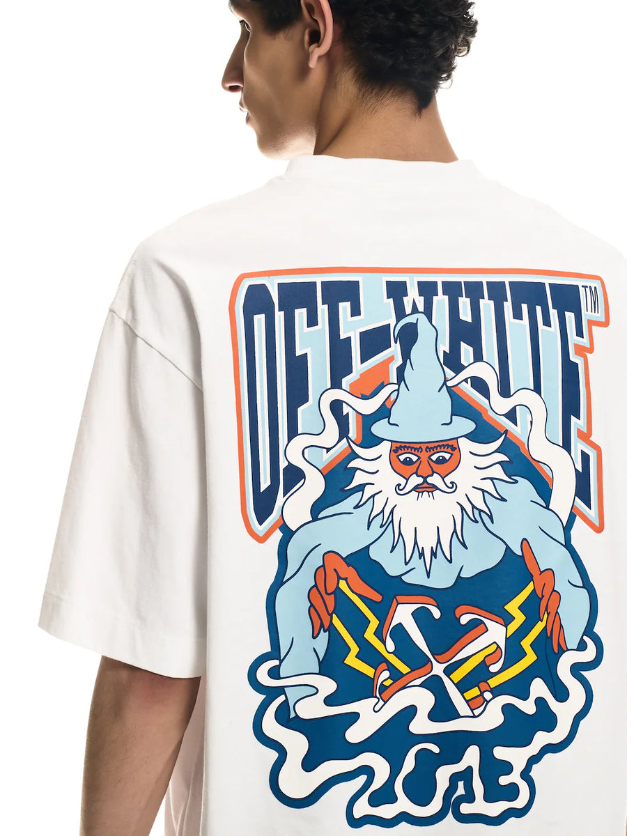 Off-White White Wizard Skate Tee – Bold Men's Streetwear