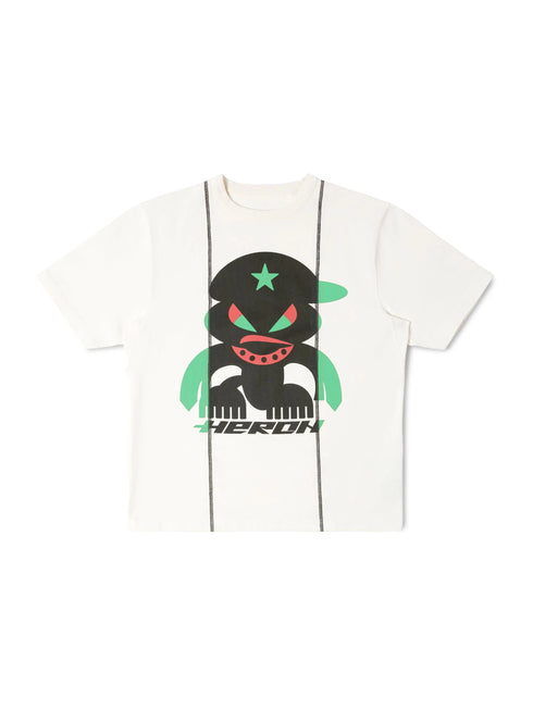 HERON PRESTON Splt Monster Tape S/s Tee Mens Apparel