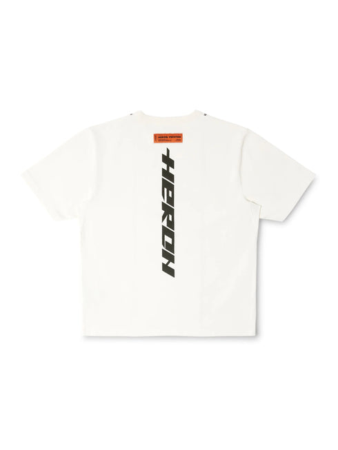 HERON PRESTON Splt Monster Tape S/s Tee Mens Apparel