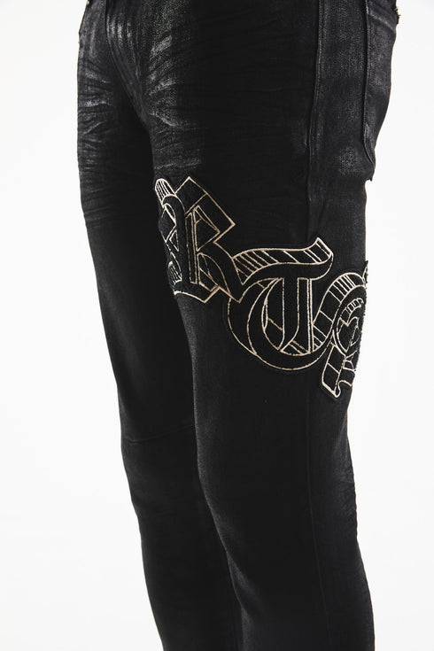 RTA Bryant | Black OG Patch Black Mens Apparel