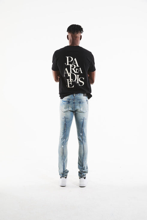 RTA Clayton | Splattered Indigo Dusk Mens Apparel