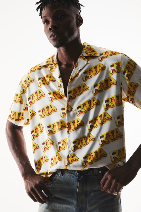 RTA Nathan White Rta Bullion Mens Apparel