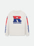 RHUDE Split Petrol Logo L/s Tee Men's Apparel