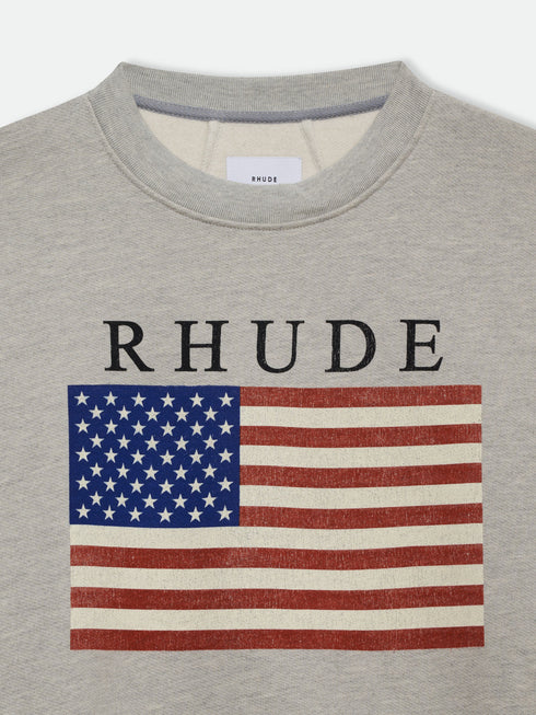 RHUDE Usa Flag Crewneck Men's Apparel
