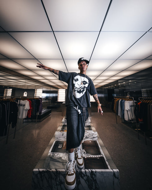 SAINT MXXXXXX X Bape 'always Love' Men's Apparel