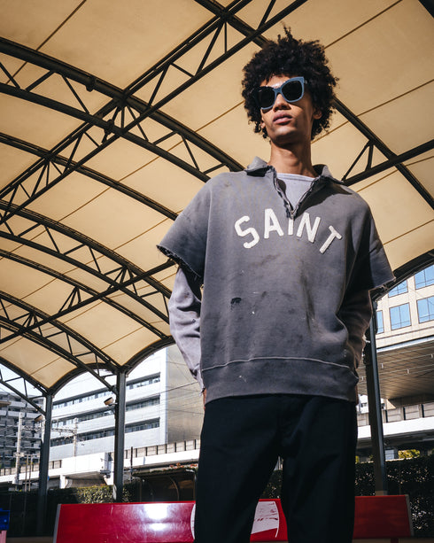 SAINT MXXXXXX Half Zip Sweat Saint Men's Apparel