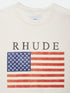 RHUDE Usa Flag Slub Tee Men's Apparel