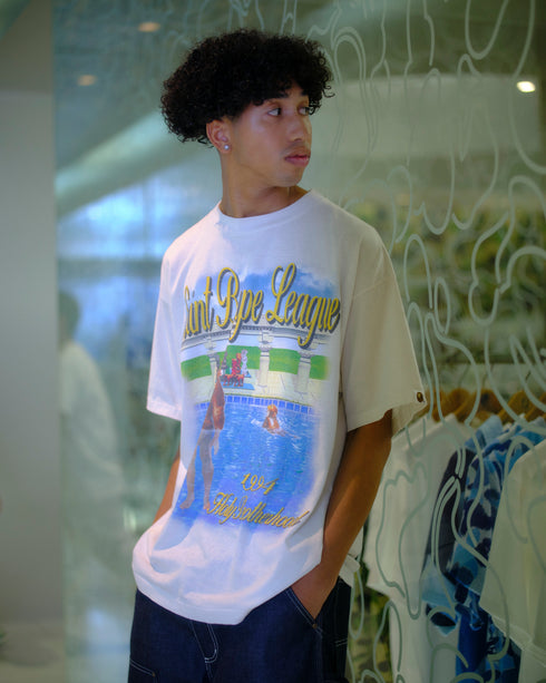 SAINT MXXXXXX X Bape Pool Ss Tee Men's Apparel