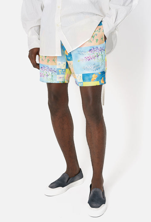 JHON ELLIOTT Practice Shorts Super Bloom Mens Apparel